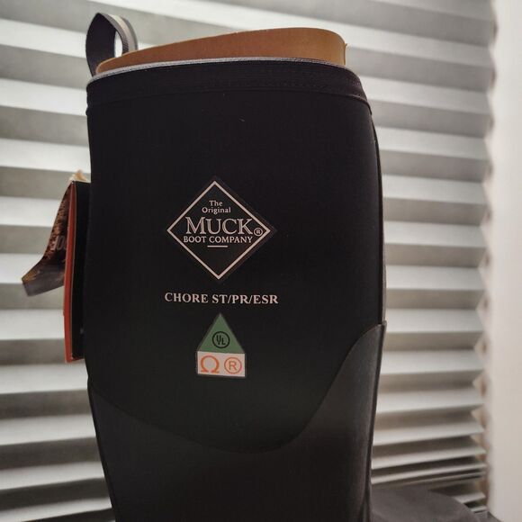 Muck Boot Steel Toe Work Boots – Men’s Size 12, Puncture Resistant, Waterproof - Picture 3 of 11